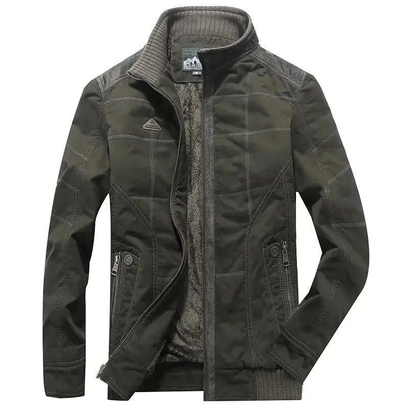 Mes Designer Kleding Militair Uniform Man Bombers Jas Heren Oversize Winter - Groen