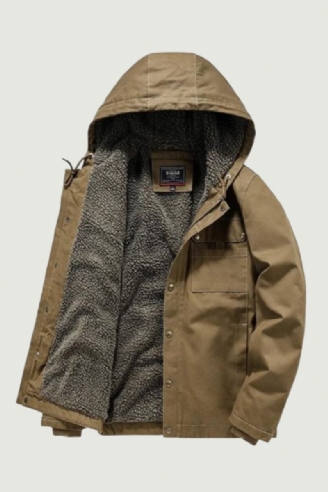 Motorjas Jas Heren Parka's Militair Koude Jassen Man Met Capuchon Luxe Kleding Jakets Winter