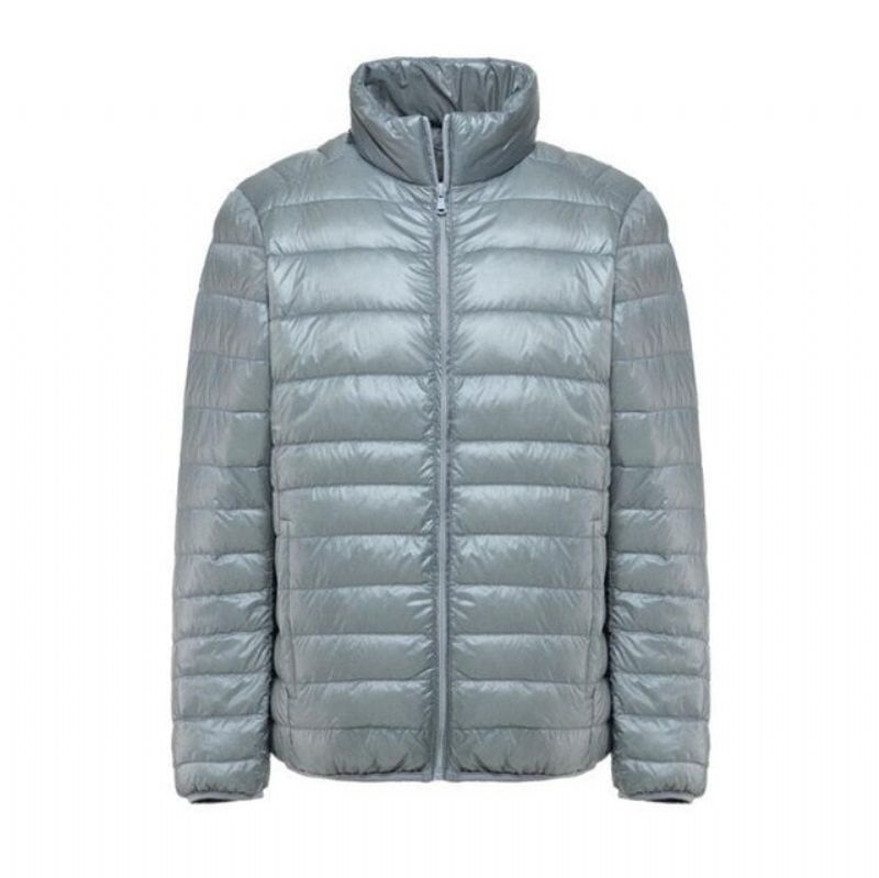 Ultra Licht 90% Witte Eend Donsjack Mannen Chaqueta Hombre Winddicht Casual Parka Ultralight Dunne Heren Jassen Maat M-3xl - Zwart