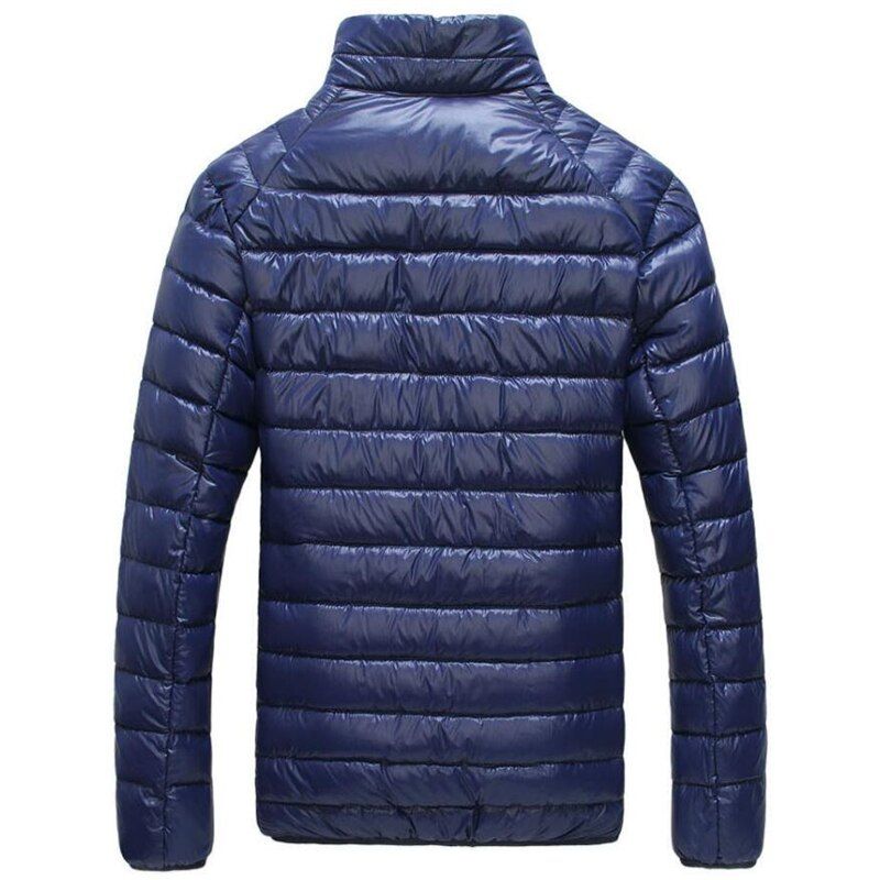 Ultra Licht 90% Witte Eend Donsjack Mannen Chaqueta Hombre Winddicht Casual Parka Ultralight Dunne Heren Jassen Maat M-3xl - Zwart