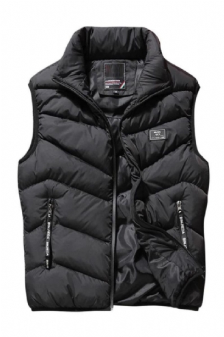 Winter Mannen Gewatteerde Vest Jassen Casual Outdoor Dikke Warme Windjack Mouwloze Jacht Werkkleding Vesten Mannelijke Kleding