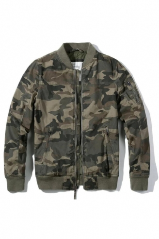 Winter Militaire Jas Heren Katoenfleece Camouflage Tactische Jassen Causale Losse Groene Dikke Jas