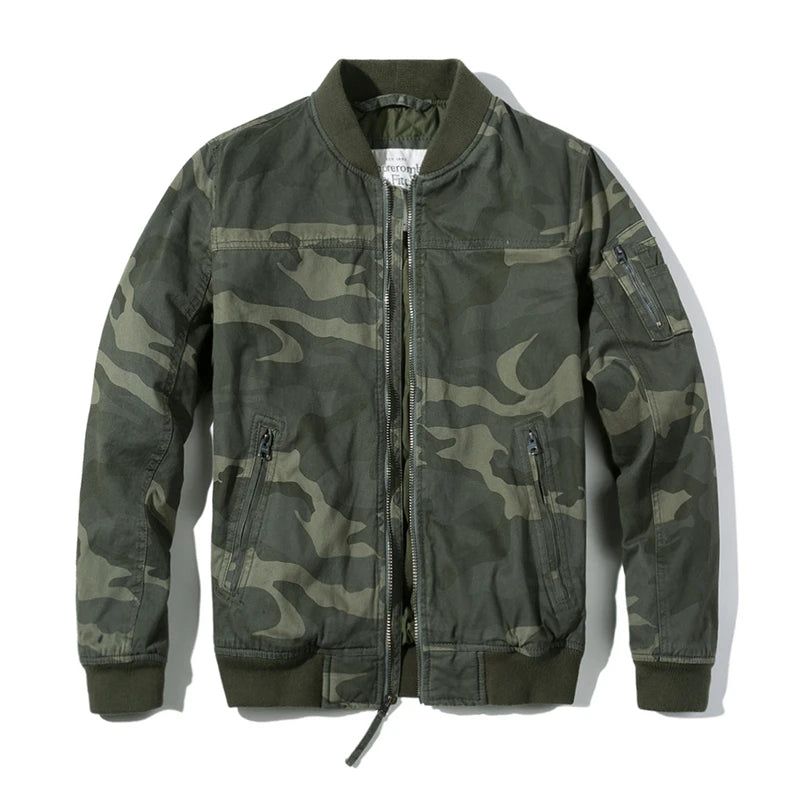 Winter Militaire Jas Heren Katoenfleece Camouflage Tactische Jassen Causale Losse Groene Dikke Jas - Groen