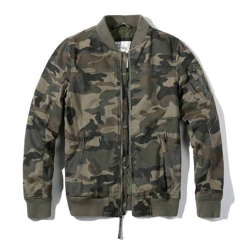 Winter Militaire Jas Heren Katoenfleece Camouflage Tactische Jassen Causale Losse Groene Dikke Jas - Groen