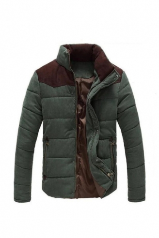 Winterjas Heren Warm Casual Katoenen Jassen Bovenkleding