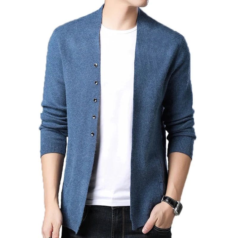 Heren Vest Jassen Streetwear Trend Windjack Herfst Overjas Casual Trui Jas Herenkleding - Zwart