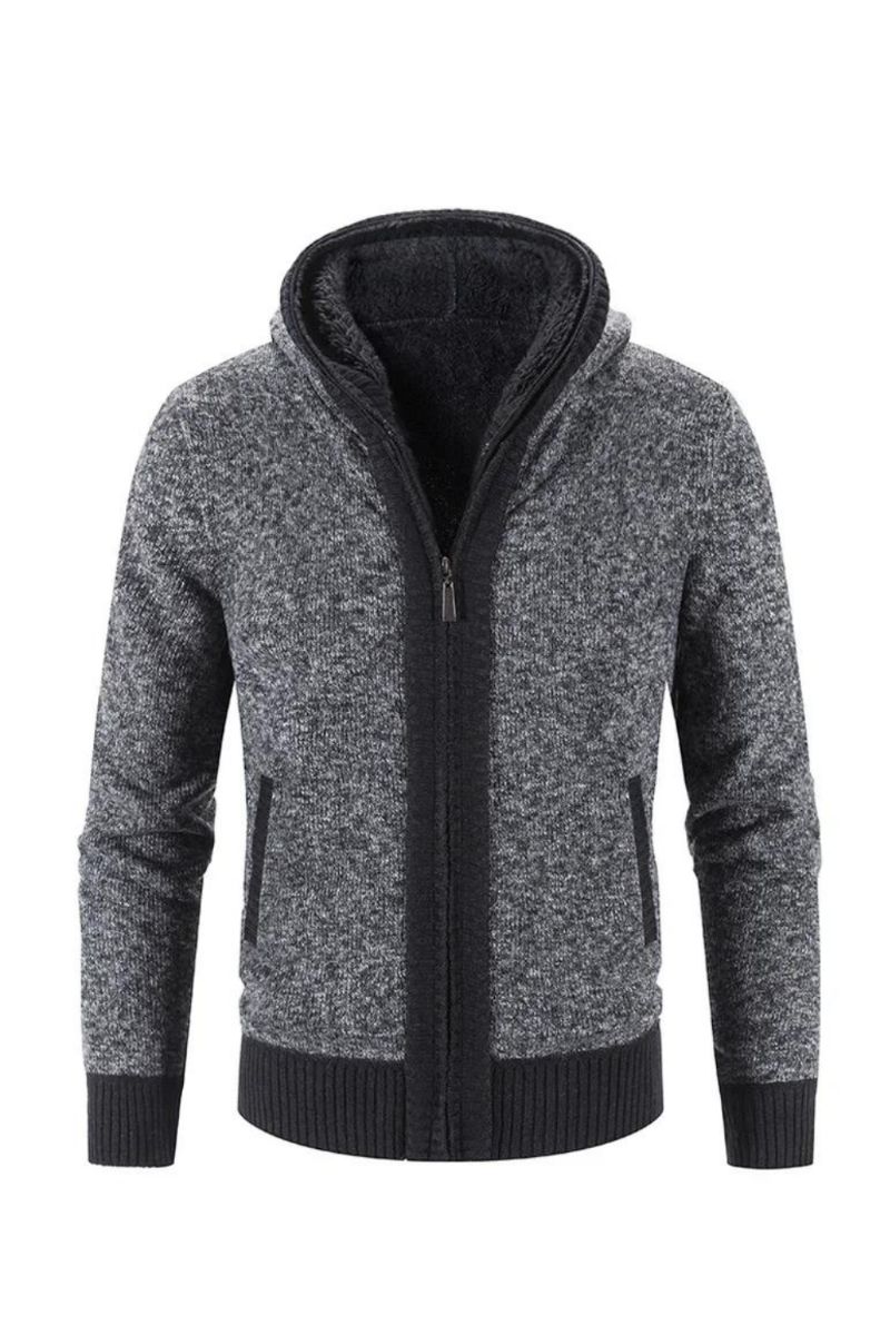 Heren Vesten Met Capuchon Sweaterjassen Winter Casual Truien Nieuwe Mannelijke Dikkere Warme Hoodies Slim